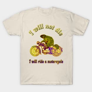 Beaver on a motorcycle T-Shirt